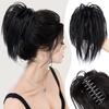 Cockpit Meatball Wig Scratch Clip Headband Ponytail Loose Bun Shark Hairband Lazy Person