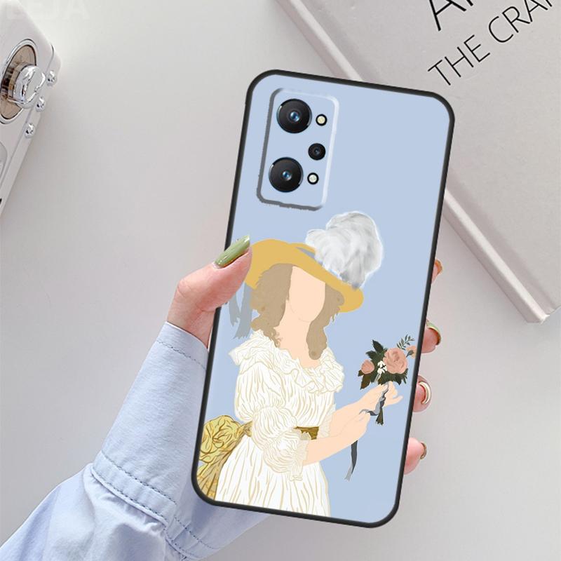 

Чехол Marie Antoinette для Realme C67 C61 C75 C55 C53 C51 C21Y C25S GT 6 6T 5 GT7 Pro 10 11 12 13 14 Pro Plus Realme C51