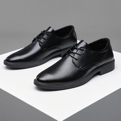 Große Größe Frühling und Herbst Britische lässige Business-Kleid Lederschuhe Herrenschuhe Innenhöhenerhöhung Einzelne Schuhe Freizeitschuhe Anzug