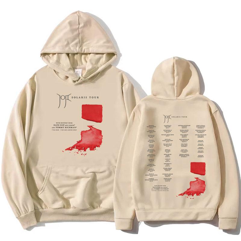 Joji Solaris Tour 2026 Hanorace Fleece Hanorace cu Mânecă Lungă Design Artist de Modă Merch Grafic Haine Femeie