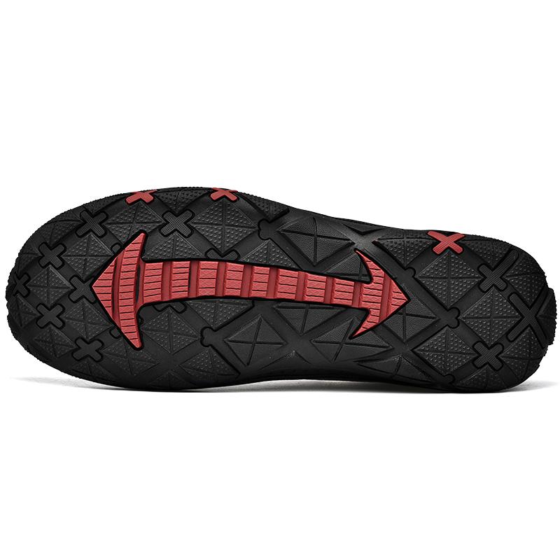 Genuine Leather Men Hiking Shoes Outdoor Trekking Walking Shoes Men Footwear