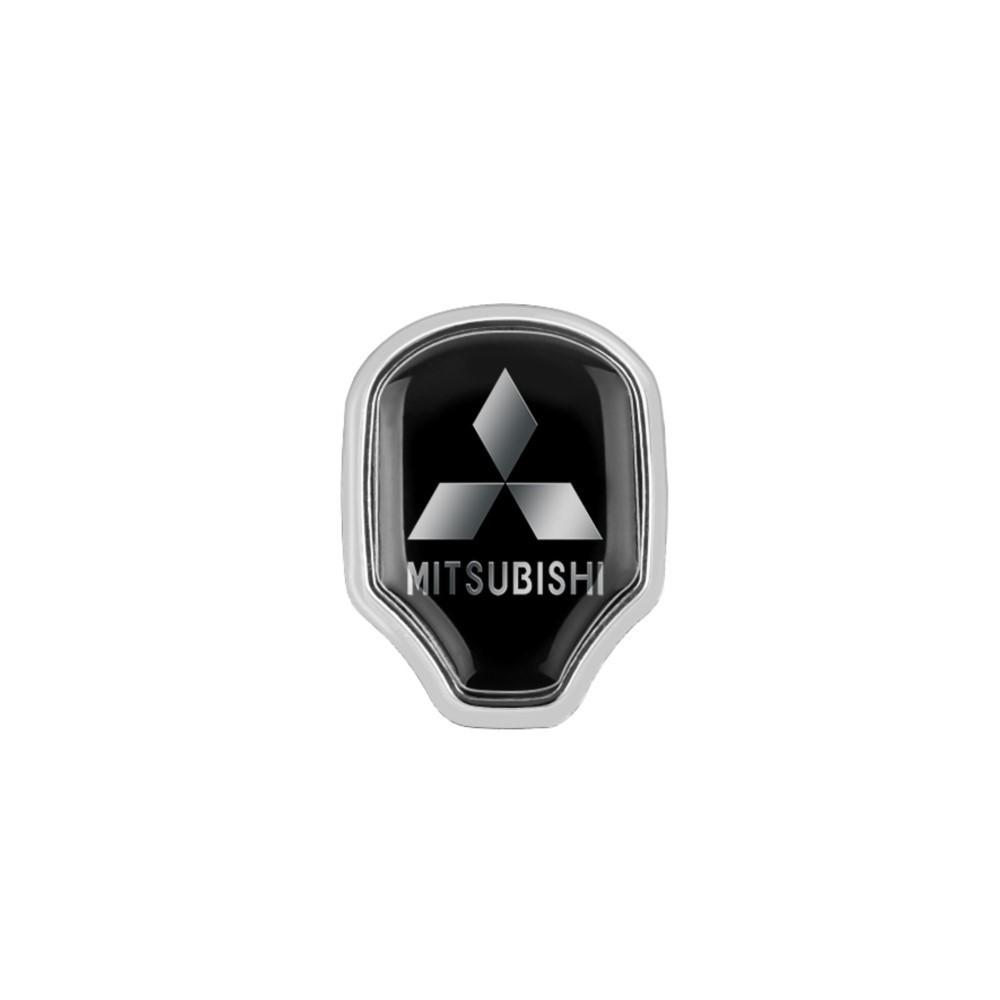 1/2Pcs 3D Metal Car Interior Storage Hook Up Sticker Accessories For Mitsubishi Lancer 9 10 Outlander 3 Asx L200 Pajero Eclipse GB1