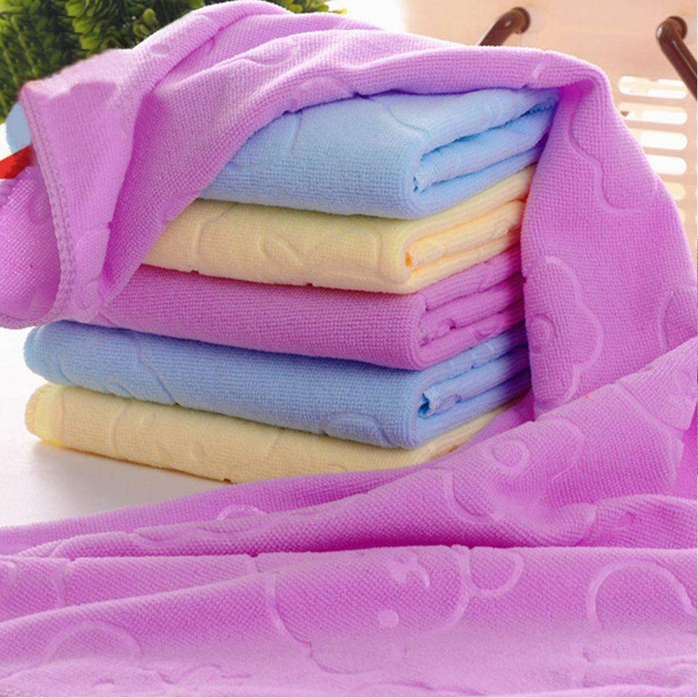 Durable Dry Body Bath Towels Bear Shape Microfiber Shower Cloth 30*70CM Antibacterial Soft Absorbent Towel Household Supplies