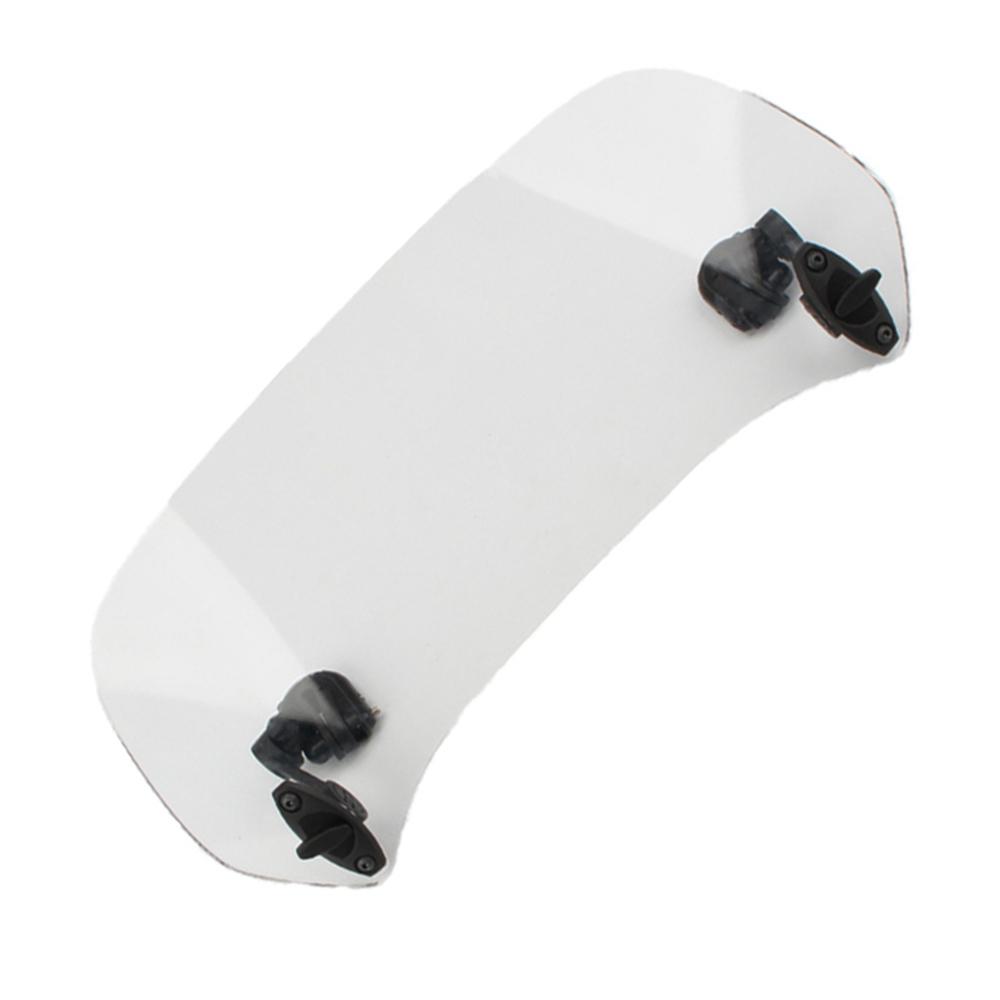 1Pc Transparent/Gray Universal Motorcycle Windshield,Motorcycle Windshield,Adjustable Spoiler Clip On Windshield Deflector