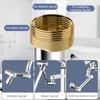 1/2Pcs Faucet Sink Extender Heavy Duty Swivel Aerator Rotating Faucet Extension