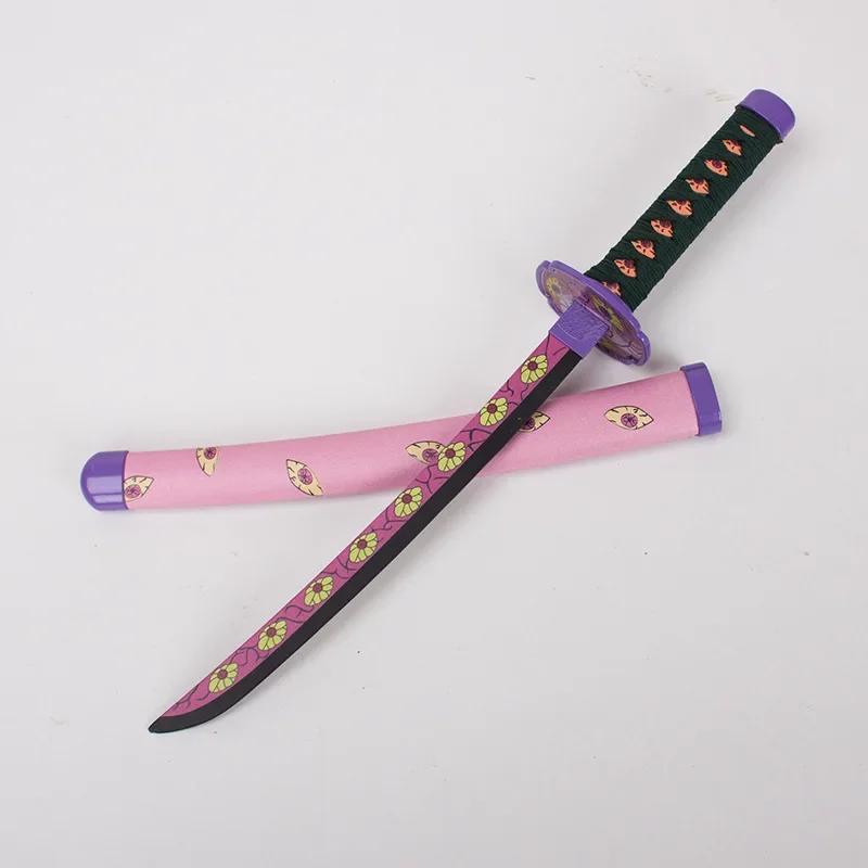 40cm Demon Slayer Metal Katana Kimetsu No Yaiba Cosplay Prop  Japanese Samurai Sword Ninja Knife Real Size Katana Anime Toy Gift