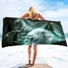 Magical Creature Beach Towels Fast Dry Superfine Fiber Beach Towel for Pool Cruise Beach Honeymoon Fitness Exercise or Training