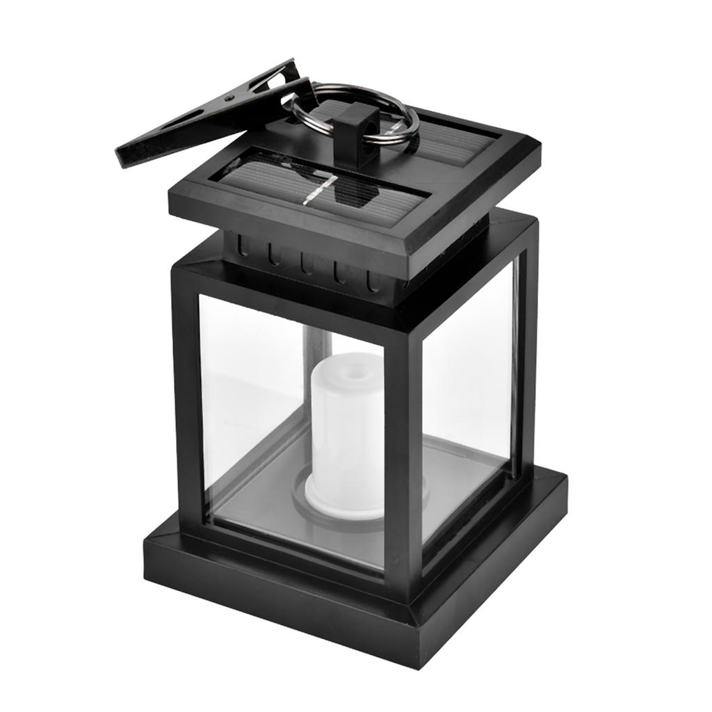 Solar Power Outdoor Garden Led Candle Light Wall Lantern Fence Lawn Lamp