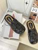 Woven pig cage shoes women's summer thick soles without heels lazy shoes new spring and autumn super fire bag head half slippers