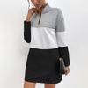2025 New Casual Dress Half Turtleneck Sweatshirt