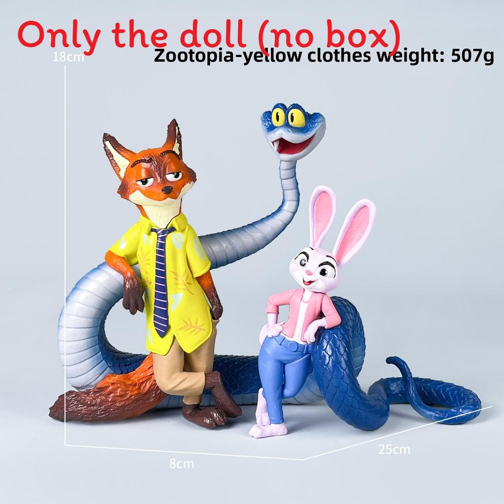 Zootopia Pvc Collectible Figures With Articulated Joints For Toy Enthusiasts