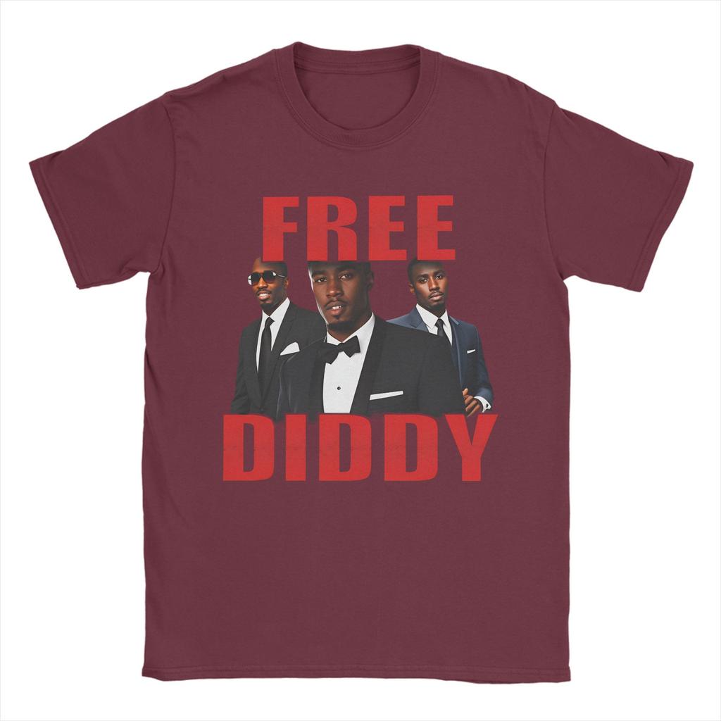 2026 T-shirt GRATUITA DIDDY Estate Moda T-shirt Uomo Cotone Girocollo Taglie Forti Abbigliamento Manica Corta Top Fantastici
