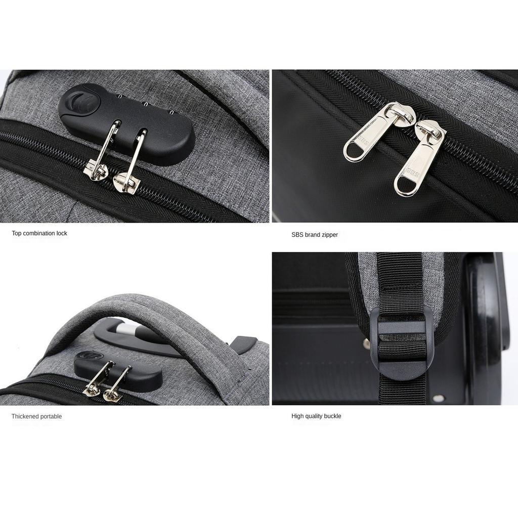 20 Inches Roller Backpack Carry-on Bag Wheeled Schoolbag Wheeled Laptop Bag Ladies