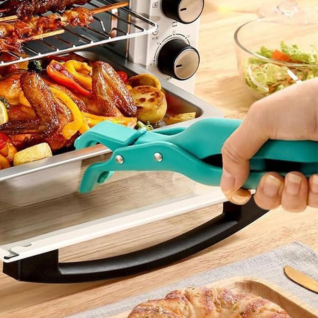 Anti-Scald Hot Plate Gripper, Non-Slip Silicone Tongs For Oven Microwave Cooking And Serving Bowls Drop shipping