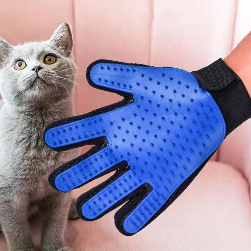 Silikonowe akcesoria do pielęgnacji zwierząt domowych, akcesoria dla kotów, rękawice grzebieniowe, rzeczy dla kotów, szczotka do włosów dla kotów, kąpiele, czyszczenie, usuwanie sierści, artykuły dla psów