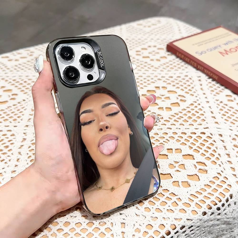 K-Kim Kardashian M-Memes Phone Case For iPhone 17,16,15,14,13,12,11 Plus,Pro Max,XS,Colored silver phone case iPhone12