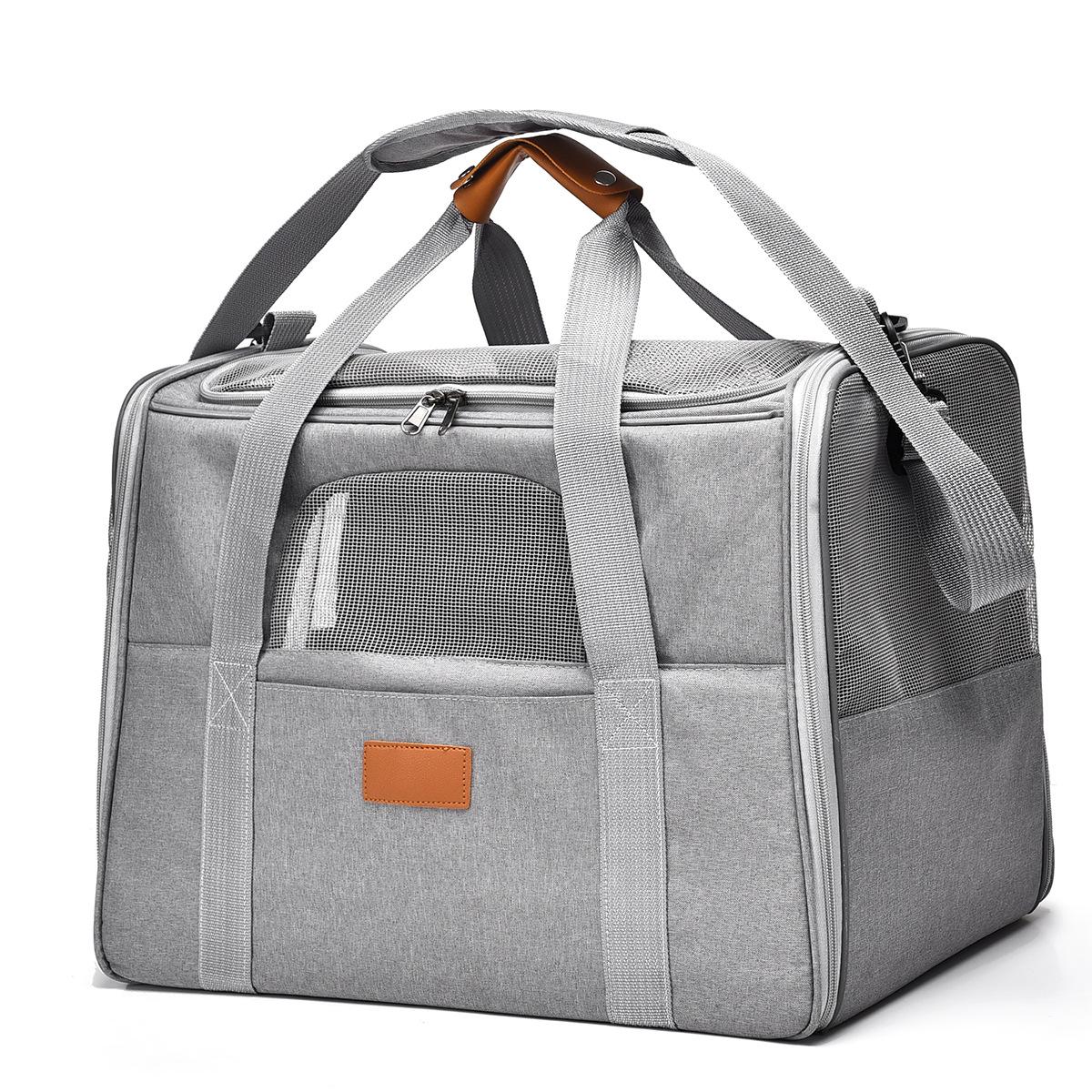 

Портативный складной рюкзак для кошек: Дышащий, Ручной и Наплечный Дизайн с Большой Вместимостью 45cm x 35cm x 33cm