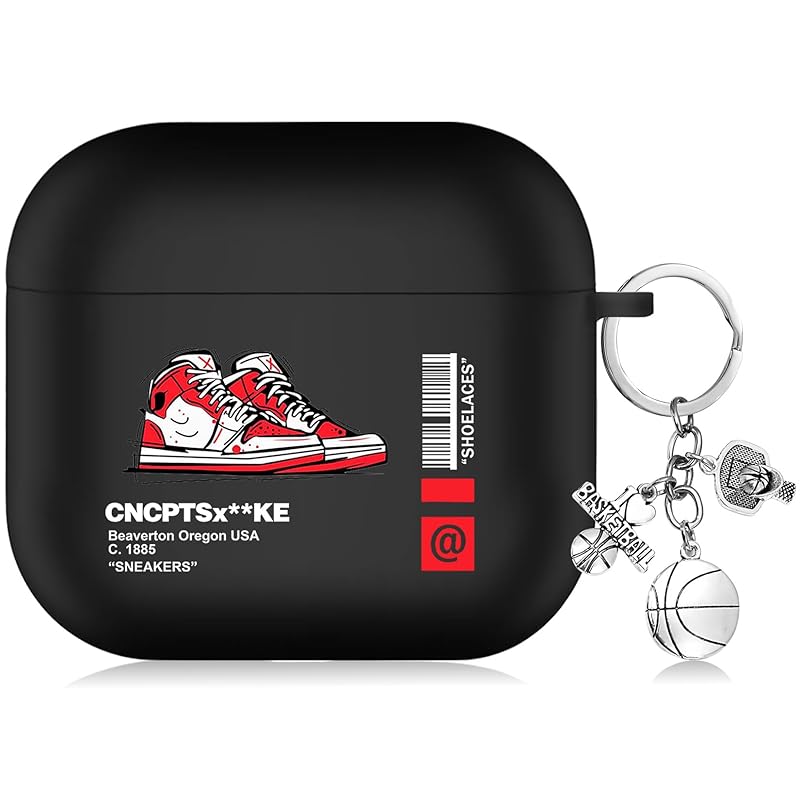 

AirPods 4 case 2024 fourth generation applicable to sneakers TPU Full protective case air pods cover lightweight small size cute shoes Shockproof