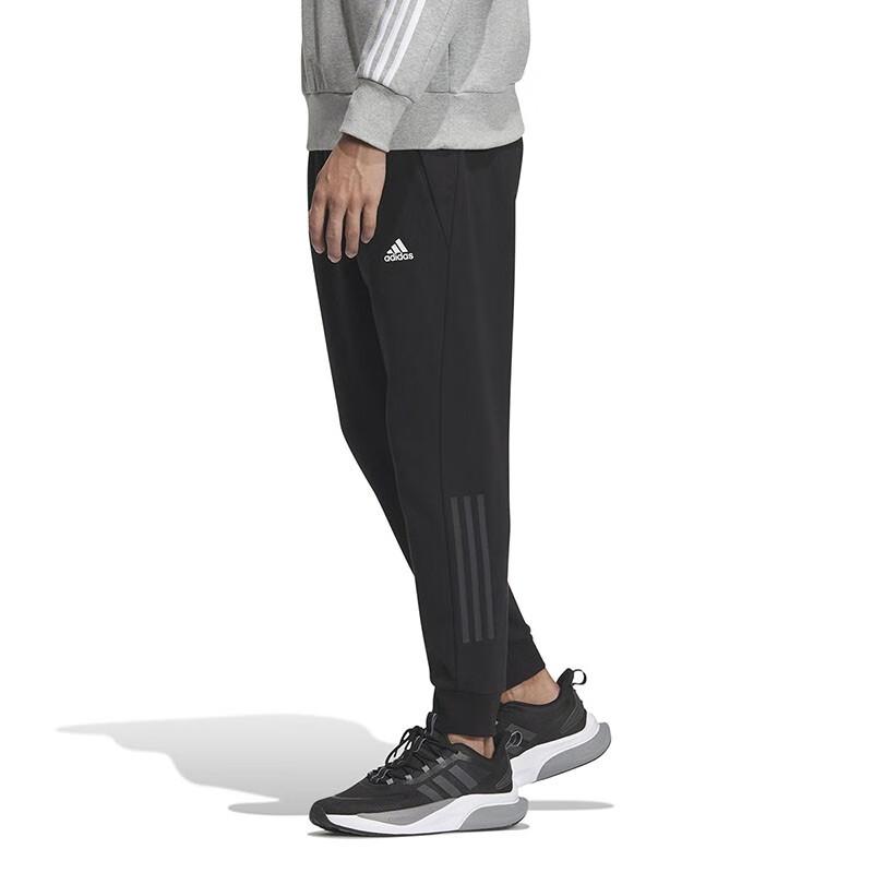 adidas Yysports Mh Slim Knit Joggers With Drawstring And Cuffed Ankles Men Bottoms Black IQ1385