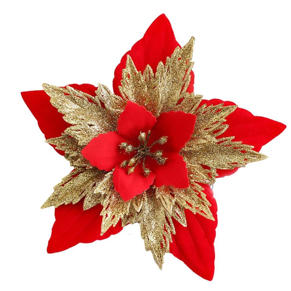 Hanging Ornaments Christmas Flower Artificial Flowers
