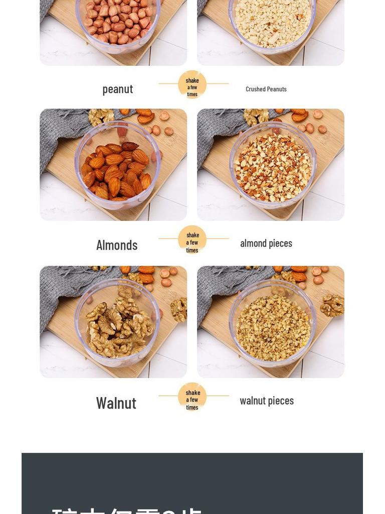 Çok Amaçlı Fındık Kırıcı & Manuel Sarımsak Doğrayıcı