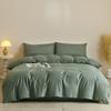 100% Egyptian Cotton 3 Piece Duvet Cover Set with 2 Pillowcases Single Double Queen King Size