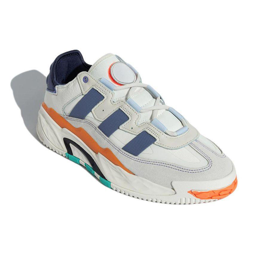 Adidas Originals Niteball 1.0 Classic Sports Retro Slip-Resistant Durable Mid-Top Lifestyle Casual Shoes Unisex Sneakers Off-White ID4087