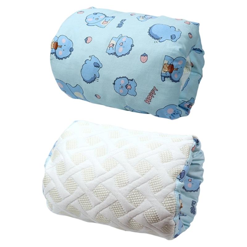 Reversible Baby Feeding Arm Pillow Breathable Cooling Side And Cosy Cotton Layer For Newborns Mother