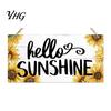 Tropical Beach House Ornament Summer Wood Sign for Front Door, Hanging Welcome Refreshing Entryway Sign, Rustic Wooden Door Hanger Home Porch