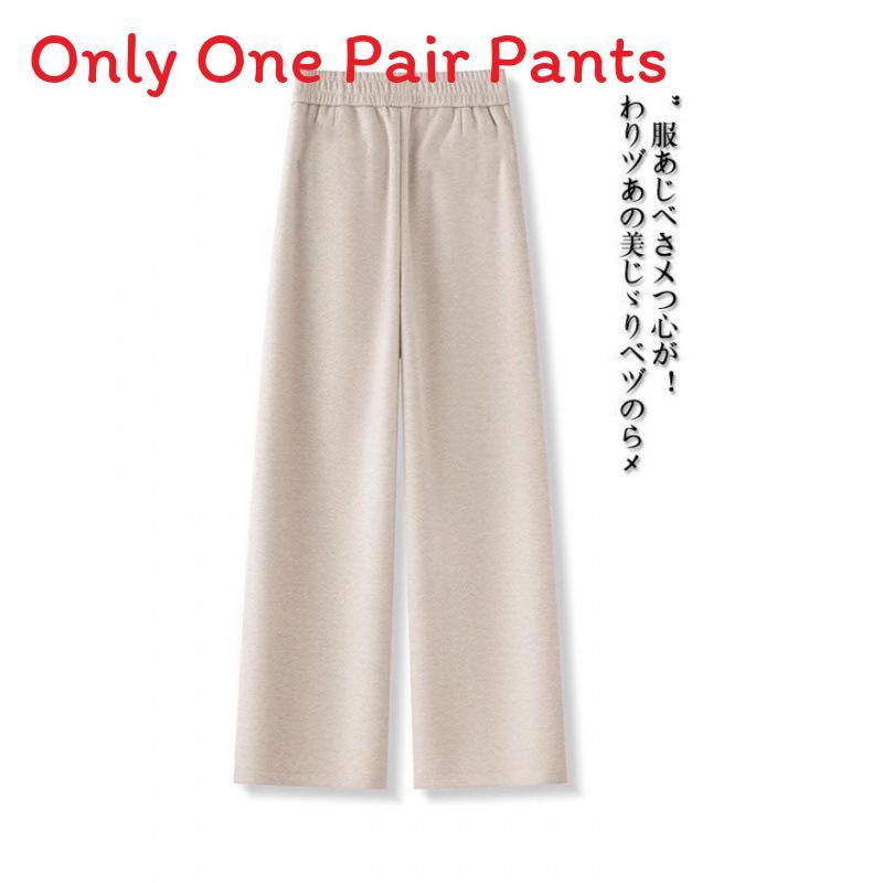 Womens Wide Leg Pants Casual Trousers With Polyester And Elastane For Spring Autumn Comfortable Fit