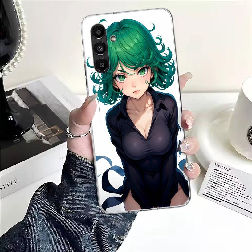 One P-Punch-Man Tatsumaki Phone Case For Samsung Galaxy A13 A14 A15 A16 A17 A53 A54 A55 A56 A57 A33 A34 A35 A36 A37 A23 A24 A25