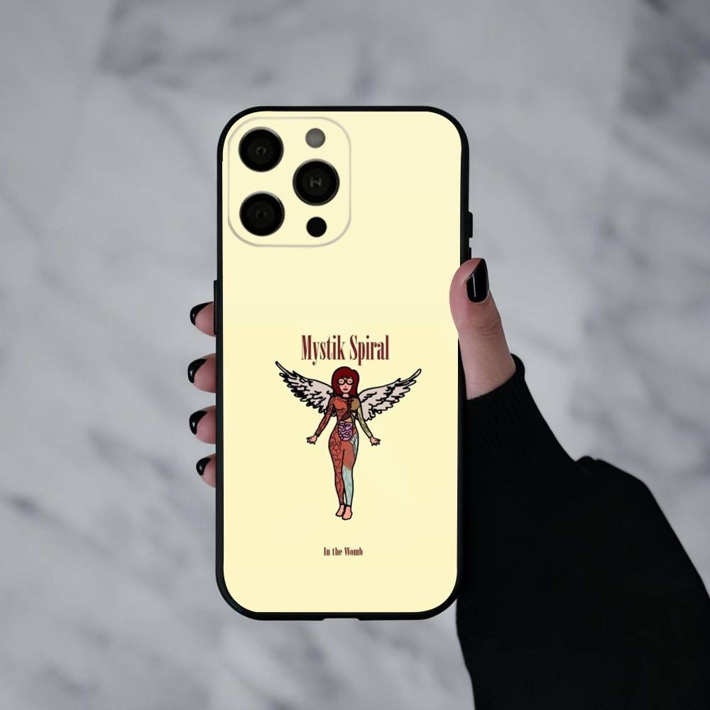 Daria Cool Girl Fashion Phone Case For iPhone 17pro,16,15,14,13,12,11 Plus,Pro Max,XS,Soft Silicone Black Cover