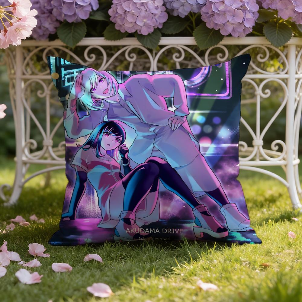 Anime A-Akudama D-Drive Kissenbezug Home & Auto Dual-Scene Kissenbezug: Wendbar für höchsten Tragekomfort