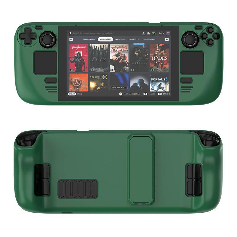 Suitable For Steam Deck Skin-Friendly Feel For Steam Deck Oled Colorful PC Protective Case With Stand Game Console Accessories