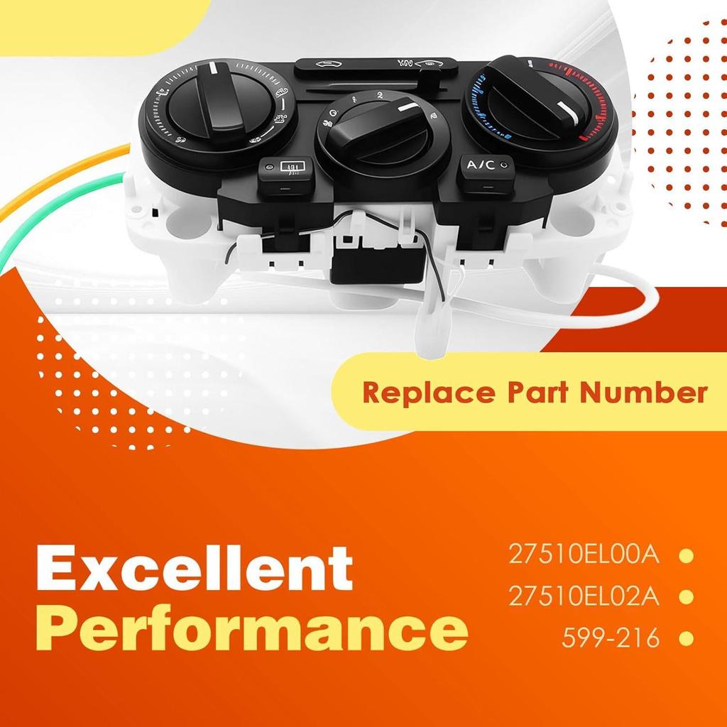 Compatible with Nissan Versa AC Climate Control Module 599-216