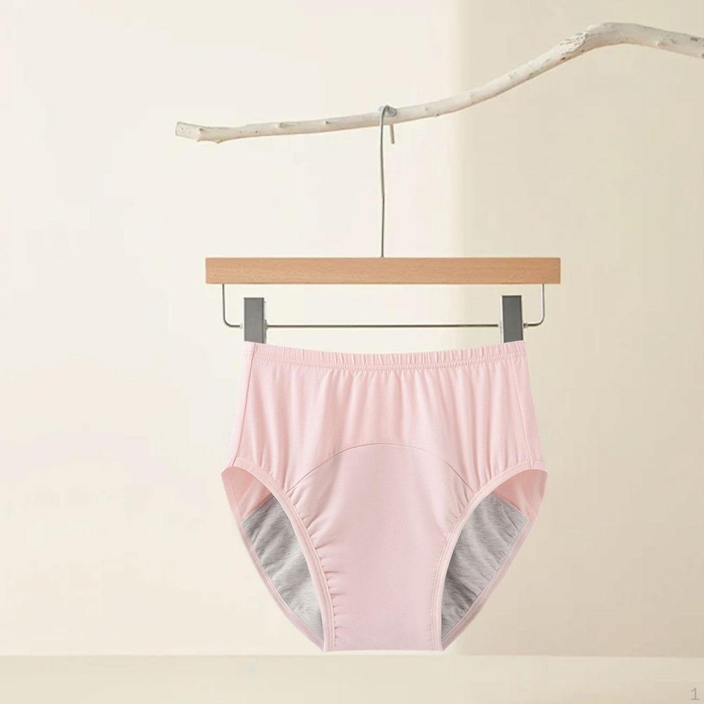 Adult Cloth Diaper Breathable Incontinence Underwear Elastic Waist Leakproof Underpants for Women
