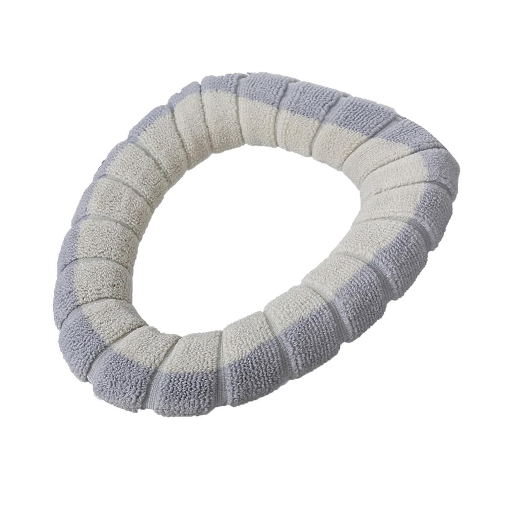 O-shaped Toilet Pad Toilet Cover Plush Winter Warm Universal Toilet Cover Cushion