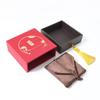 Elegant Retro Wedding Bracelet Box with Gold Stamping - Chinese Style Jewelry Storage and Packaging.