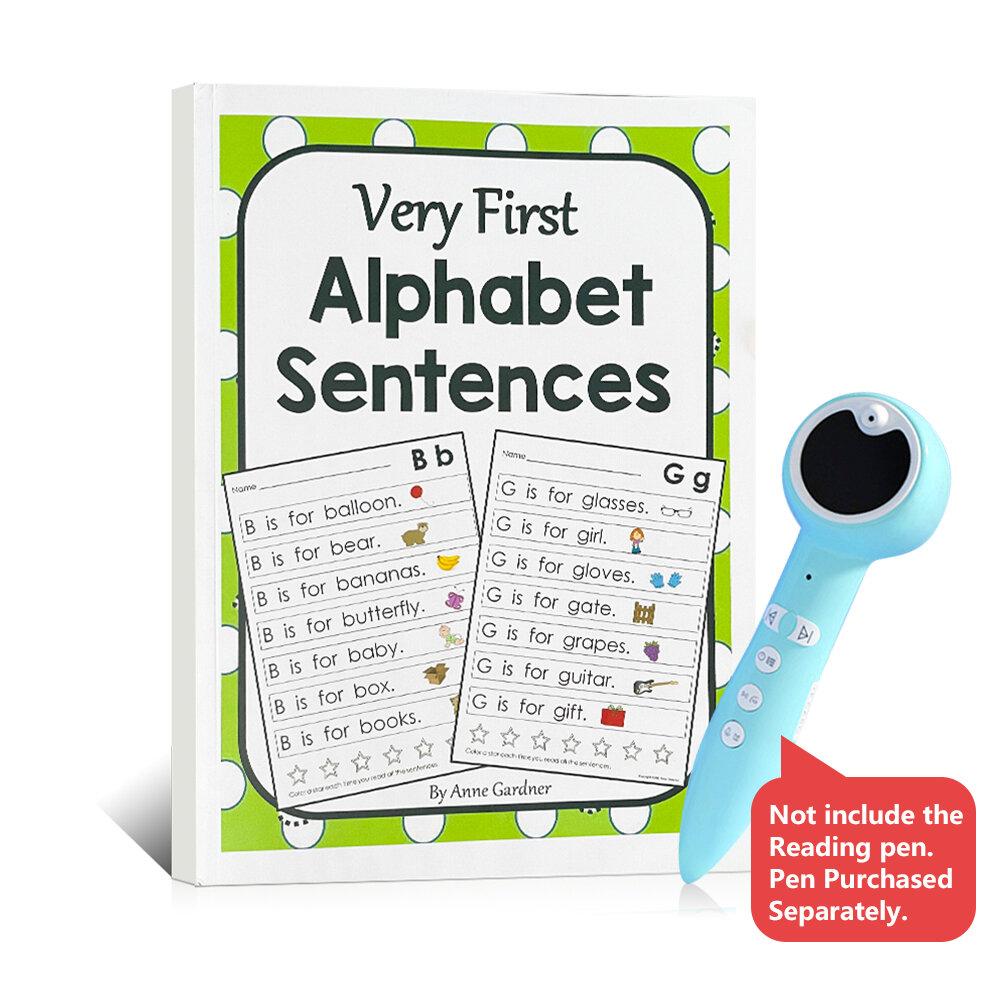 240Pages Very First Alphabet Sentence Sight Word Handwriting Practice Workbook Reading Comprehension Game Worksheets Educational Learning Homework как