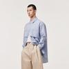 CROQUIS Men's Striped Long Sleeve Casual Shirt