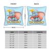 Dumbo Cartoon Throw Pillow Cover Polyester Throw Pillow Disney , Fashion Cushion Covers