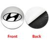 4Pcs 56/60/65mm Car emblem Wheel hub Center Cap Badge covers sticker Styling For Hyundai Accent Elantra Veloster Getz Tucson i20