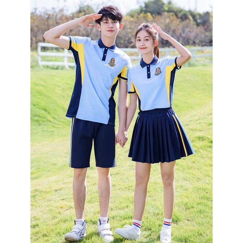 

Фотография с выпускного в шестом классе, набор синей школьной формы в стиле колледжа Single pants 150/XS