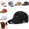 Embroidered Letter Challenge Duckcap Hat Shade Couples Outdoor Breathable Sports
