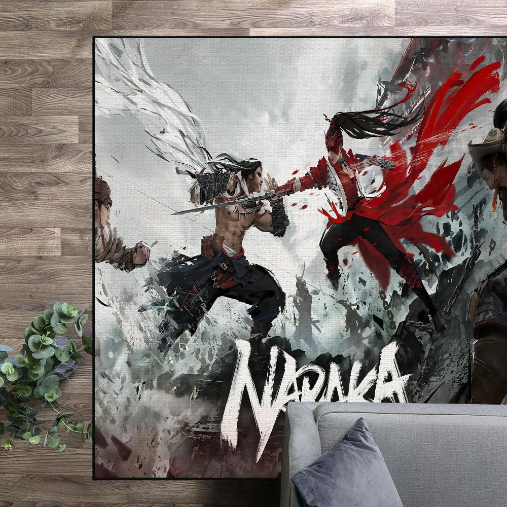Game N-Naraka Bladepoint Small Carpet Bedside Kitchen Bath Living Home House Bedroom Floor Mat Doormat Rug Decoration