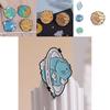 Cute Cartoon Creative Earth Ocean Protection Brooch Adorable Cat Planet Pin For Accessories