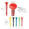 Emand Golf Tee Height with High Easy to Find - Adjustable, Markings, Durability, Break-Resistant,