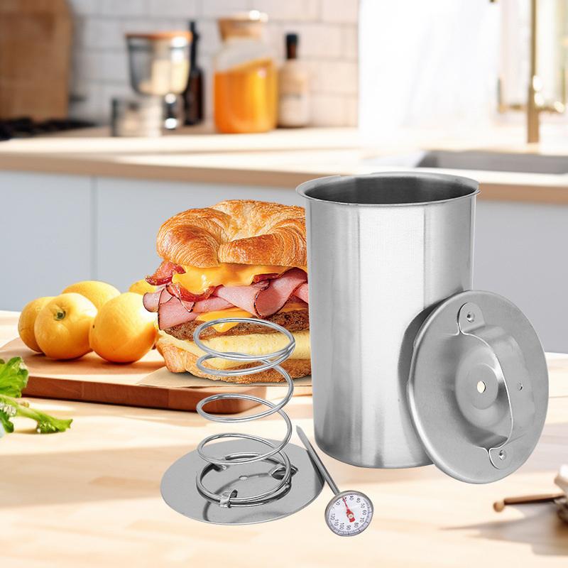 Pressa per Prosciutto in Acciaio Inossidabile, Stampo per Cottura Carne, Strumento da Cucina per Salumi da Pranzo, Salsicce Casalinghe Salutari