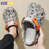 Schuhe Herren Clogs Hausschuhe Sandalen 46 47 Männlich Gartenschuhe Flache Camouflage Sandalen Herren Große Größe Outdoor Flip Flops Haus Clogs