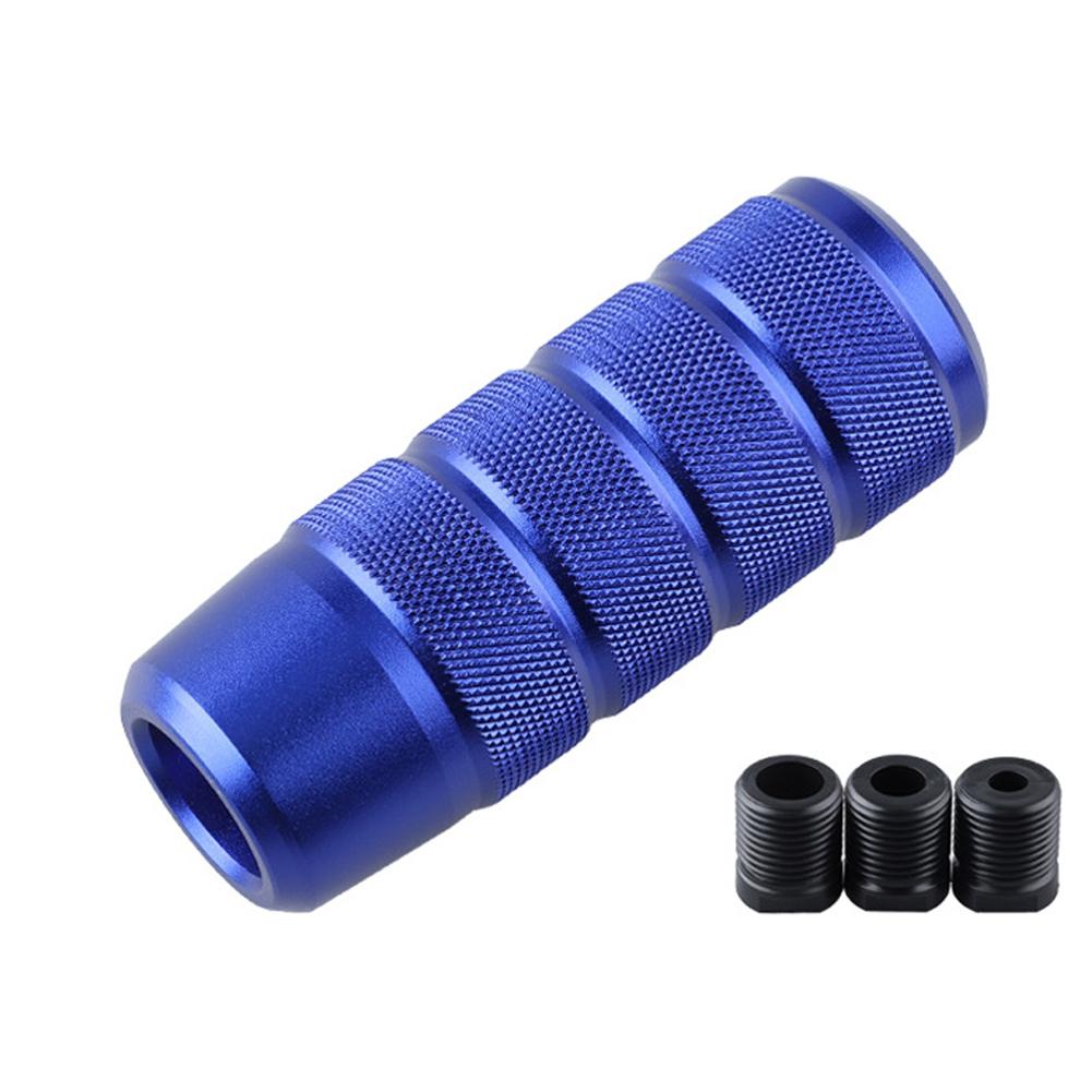 95MM Universal Non-Slip Gear Shift Knob Manual Transmission Aluminum Knurled Shifter Lever Head Car Interior Accessories